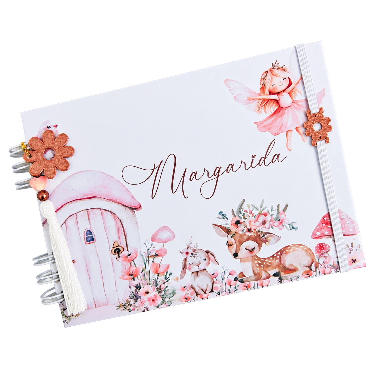 Livro de bebé. Para registar o crescimento e as primeiras memórias do bebé, com capa personalizada.