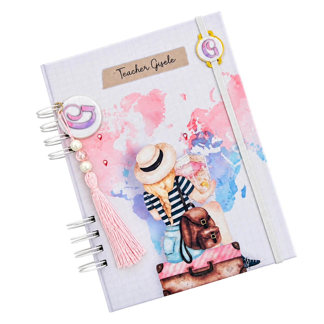 Caderno. Para notas e registos pessoais, com capa personalizada.