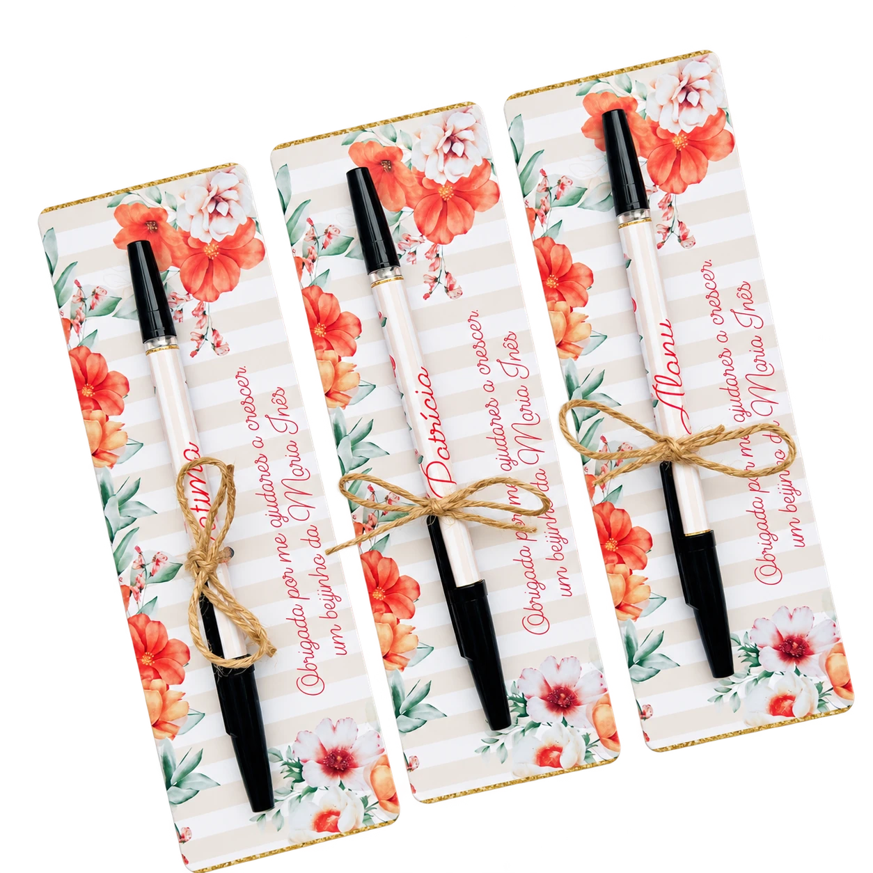 Caneta. Para escrever ou oferecer, personalizada com nome ou tema.