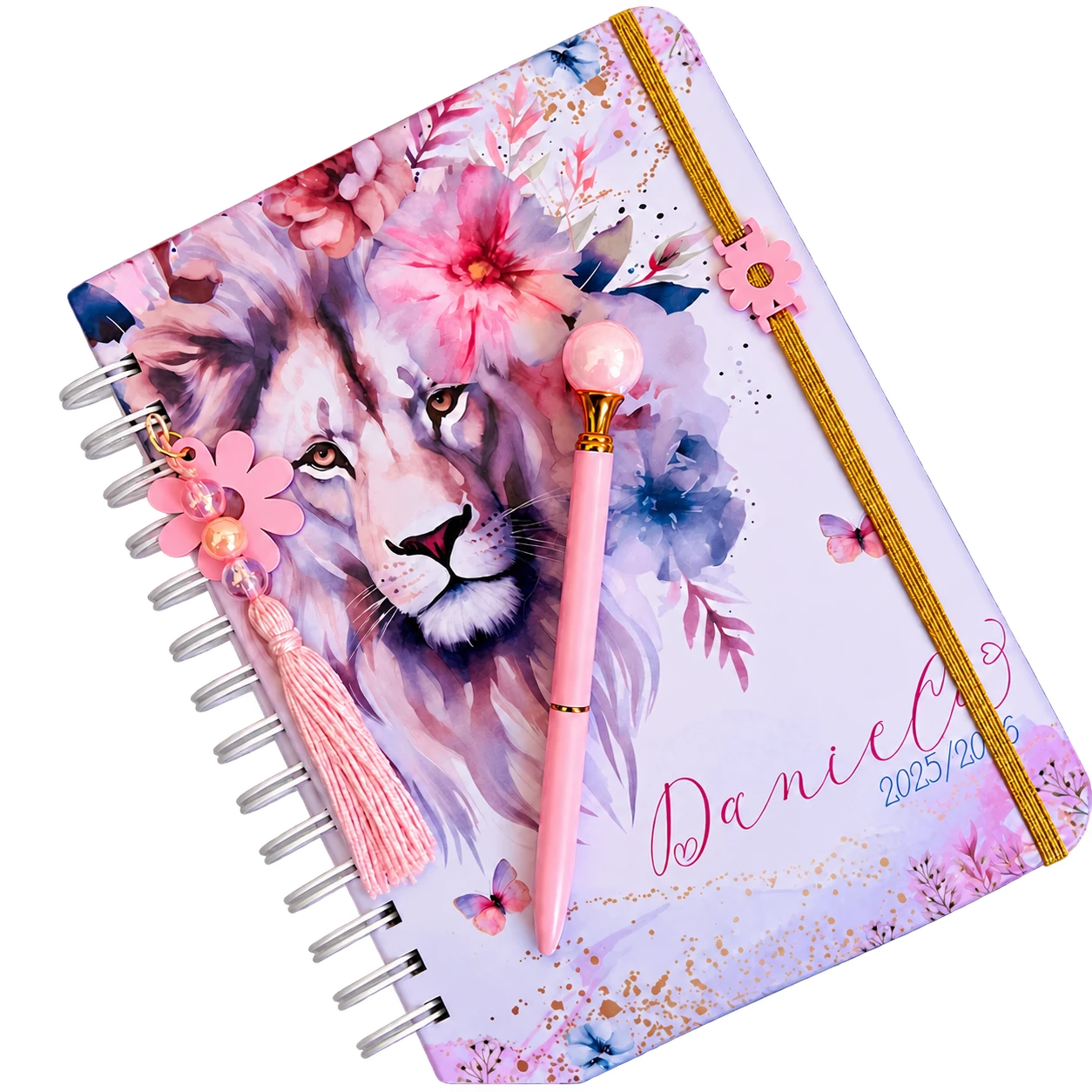 Agenda. Para organizar tarefas e compromissos, com capa personalizada.