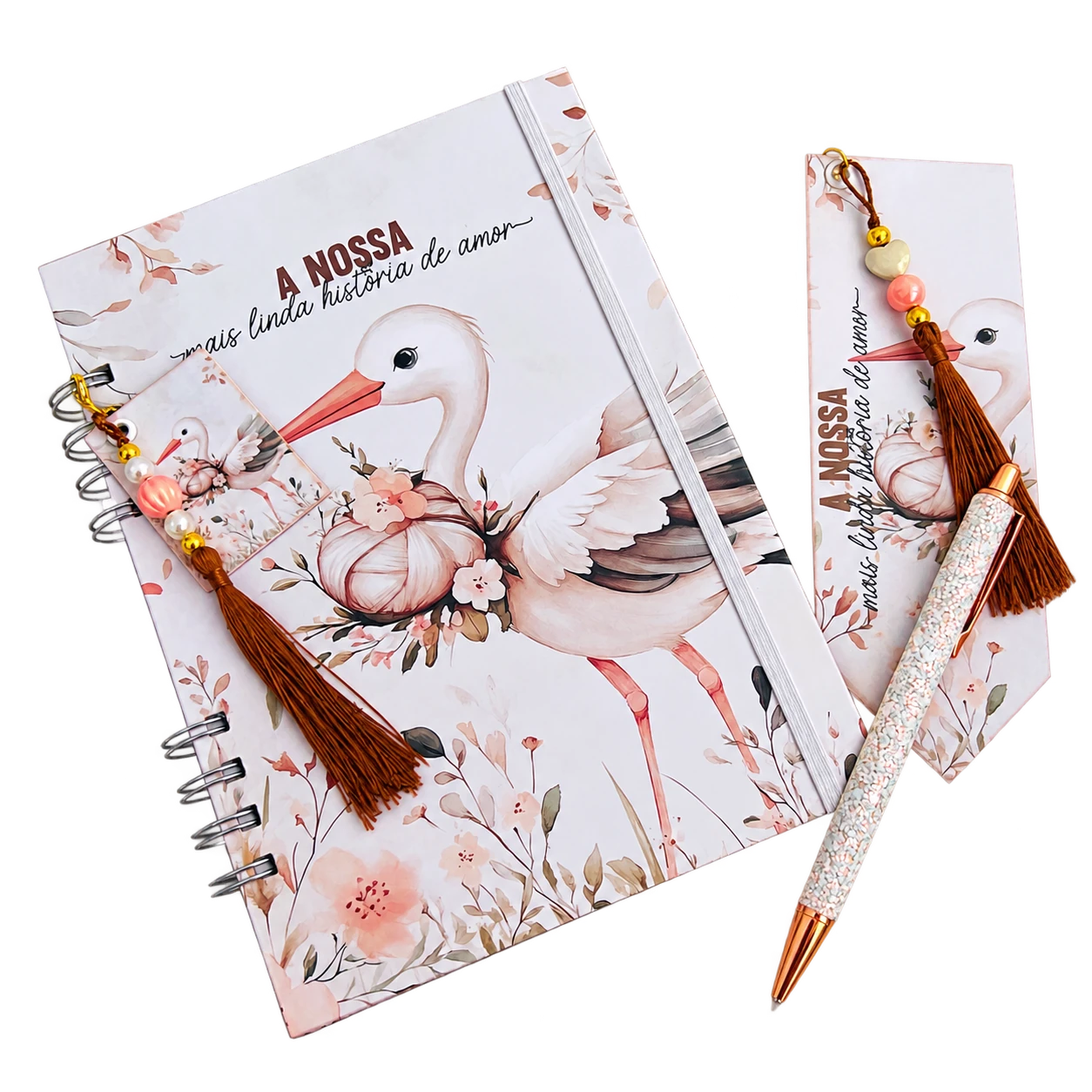 Diário de gravidez. Para registar a gravidez e guardar memórias, com capa personalizada.