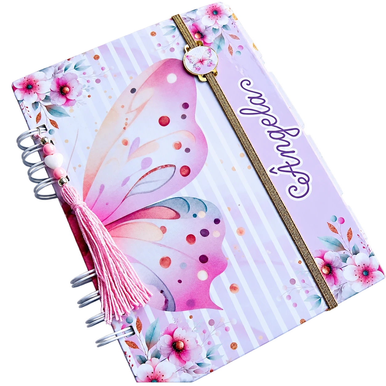 Agenda semanal. Para planear a semana, com capa personalizada.