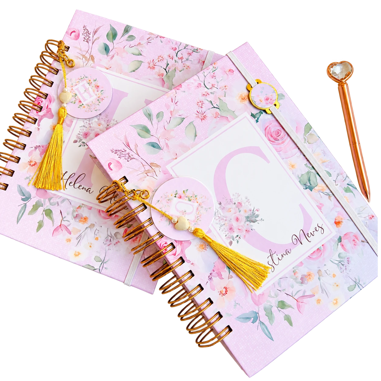 Agenda diária. Para organizar tarefas e compromissos diários, com capa personalizada.