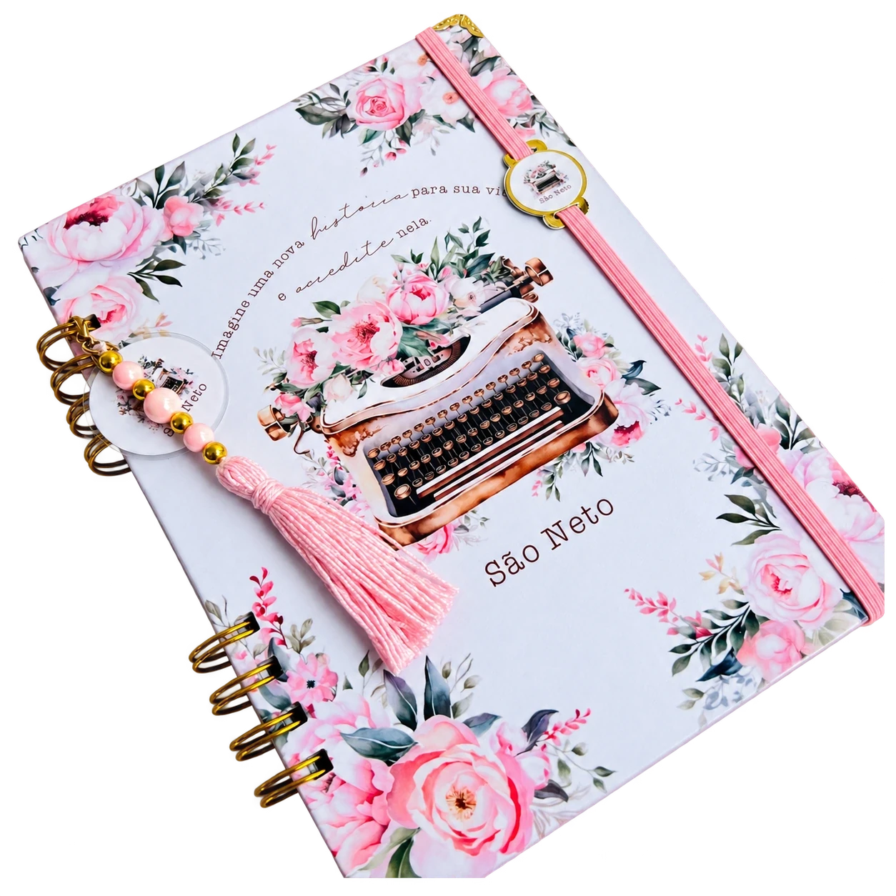 Caderno de cartas. Para escrever e guardar cartas, com capa personalizada.