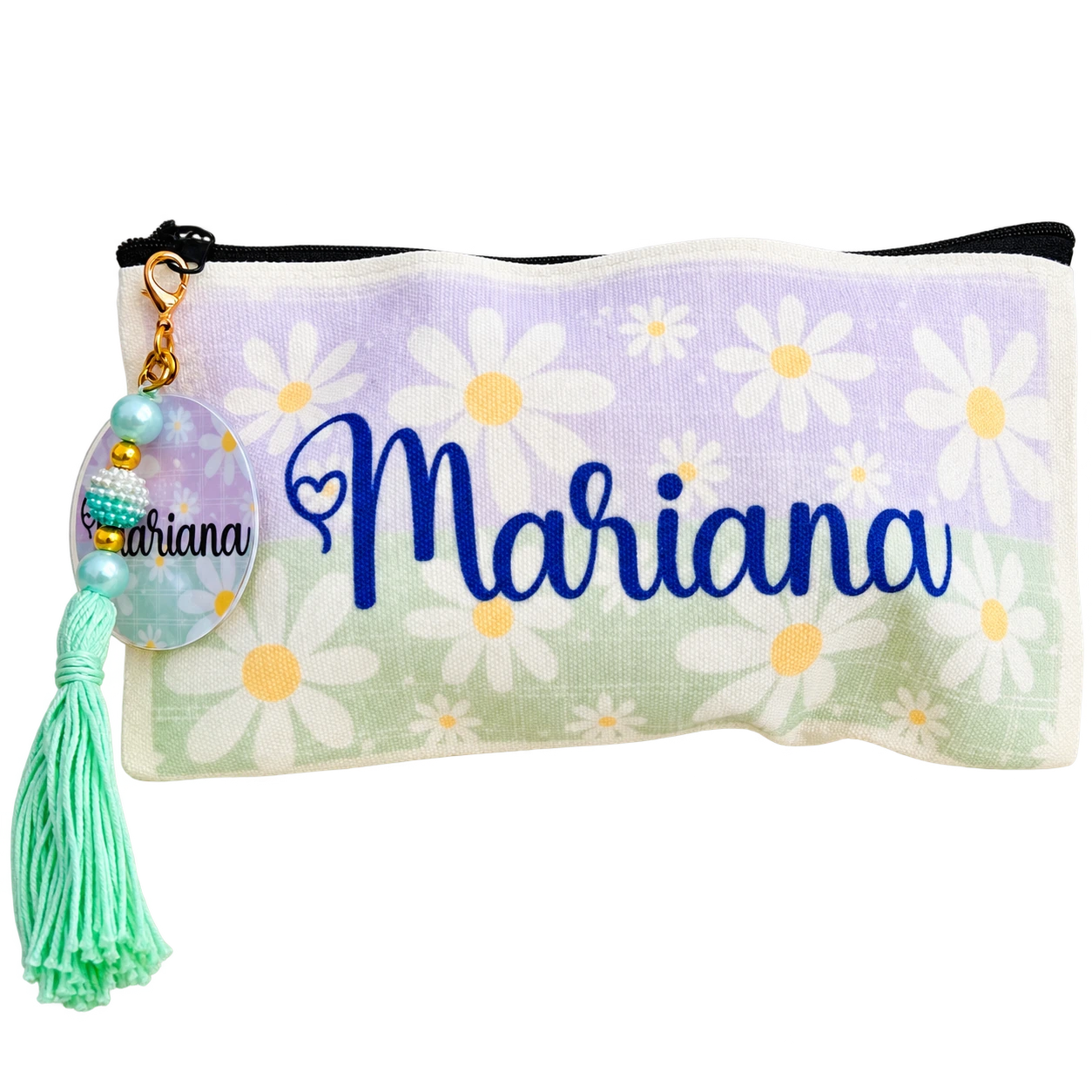 Estojo. Para guardar material de escrita, personalizado com nome, imagem ou logótipo.