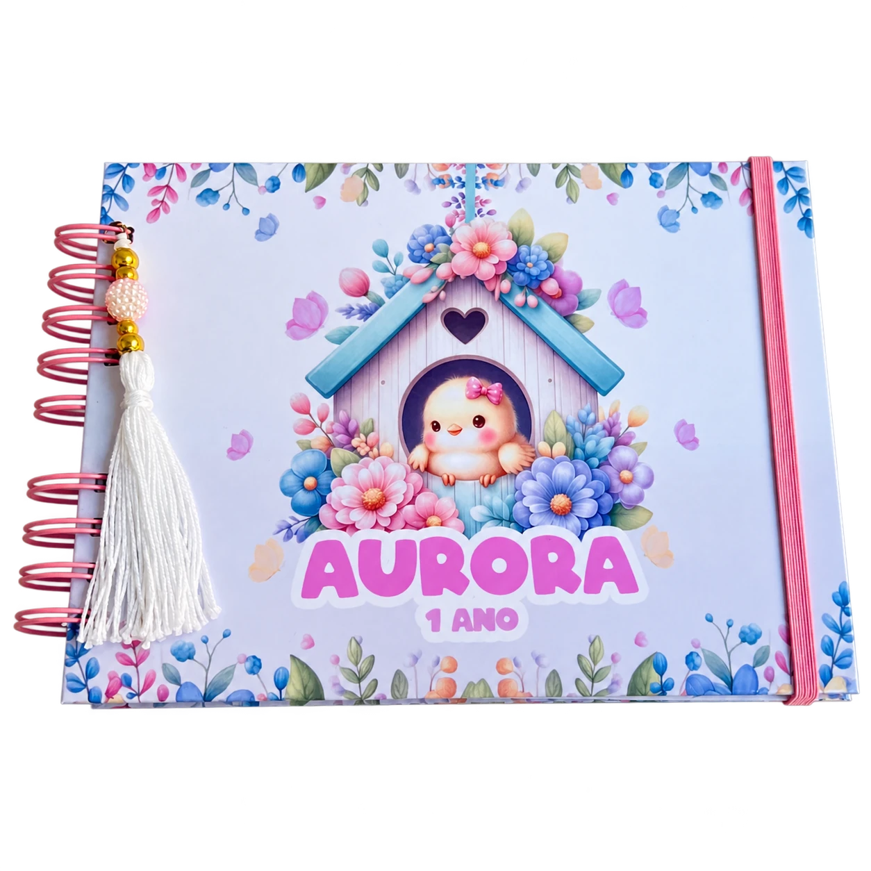 Álbum de fotografias. Para reunir fotografias e guardar recordações, com capa personalizada.
