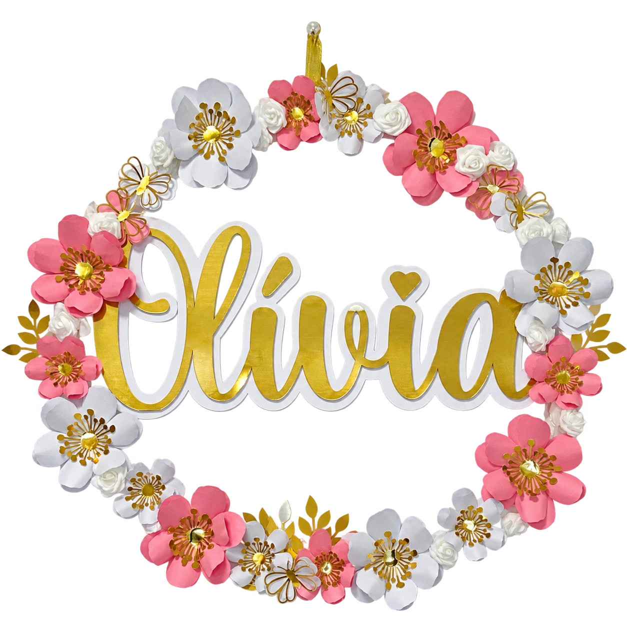 Arco decorativo. Para decorar festas ou quartos, personalizado com nome e tema.