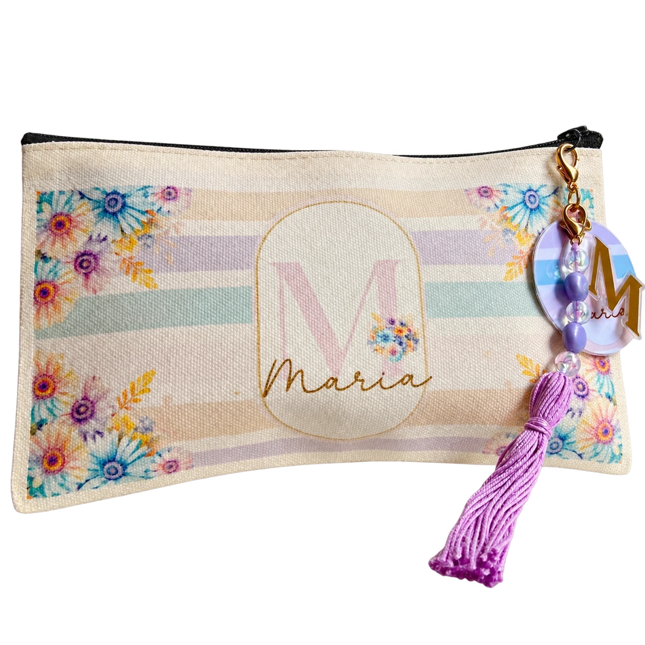 Estojo. Para guardar material de escrita, personalizado com nome, imagem ou logótipo.