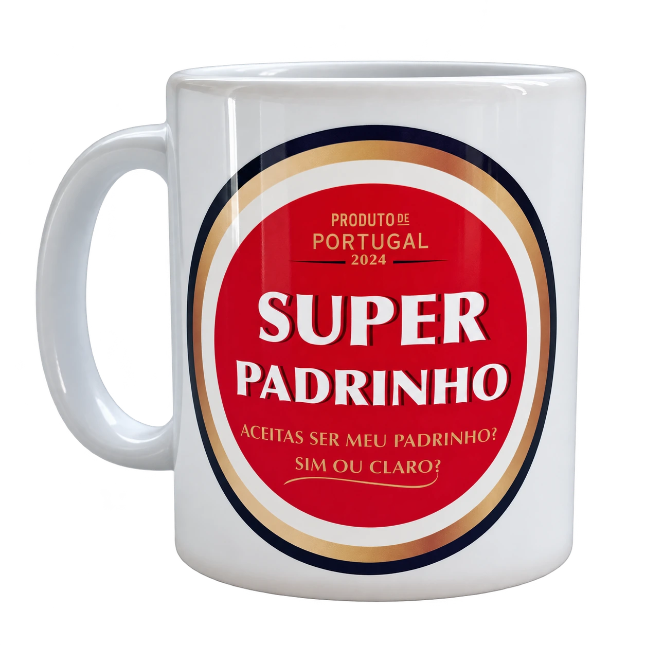 Caneca. Para bebidas do dia a dia ou para oferecer, personalizada com nome ou imagem.