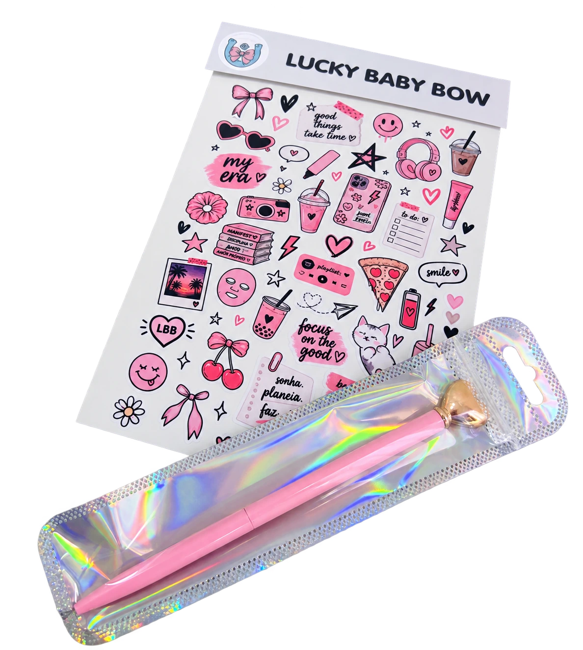 Stickers. Para decorar cadernos, agendas e outros objetos com ilustrações.